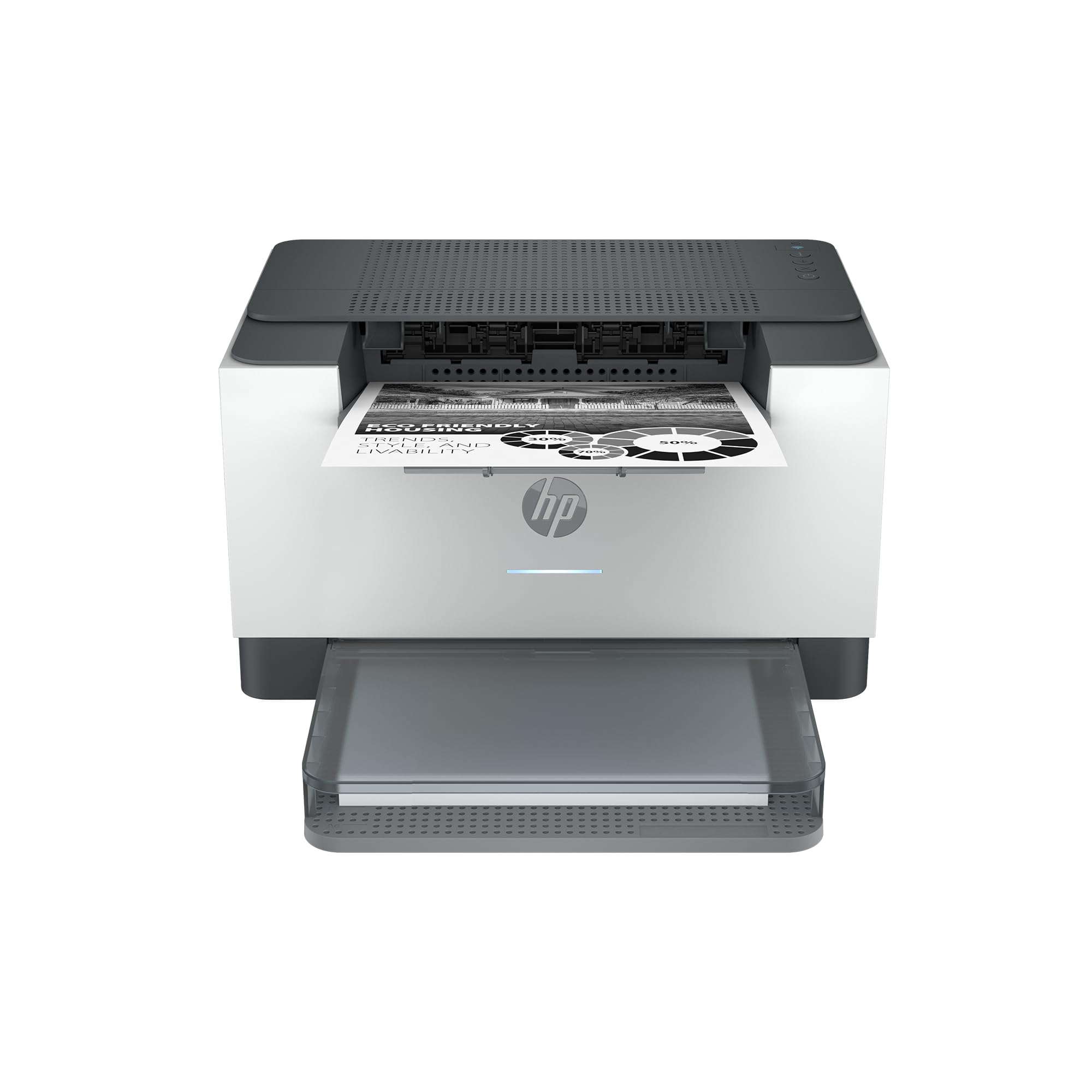 HP LaserJet M209dw laser printer black and white, double-sided printing, dual-band Wi-Fi, USB, smart app, LED control panel - 6GW62F
