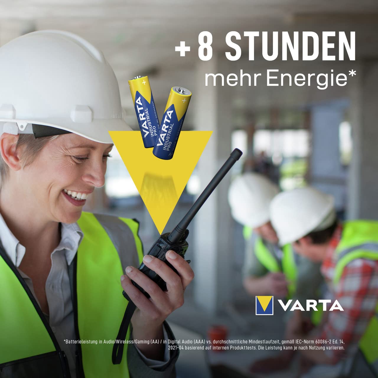 VARTA batteries AA, 100 pieces, Industrial Pro, alkaline battery, 1.5V, supply pack in environmentally friendly packaging, Made in Germany [Exclusively at Amazon] - 04006211399