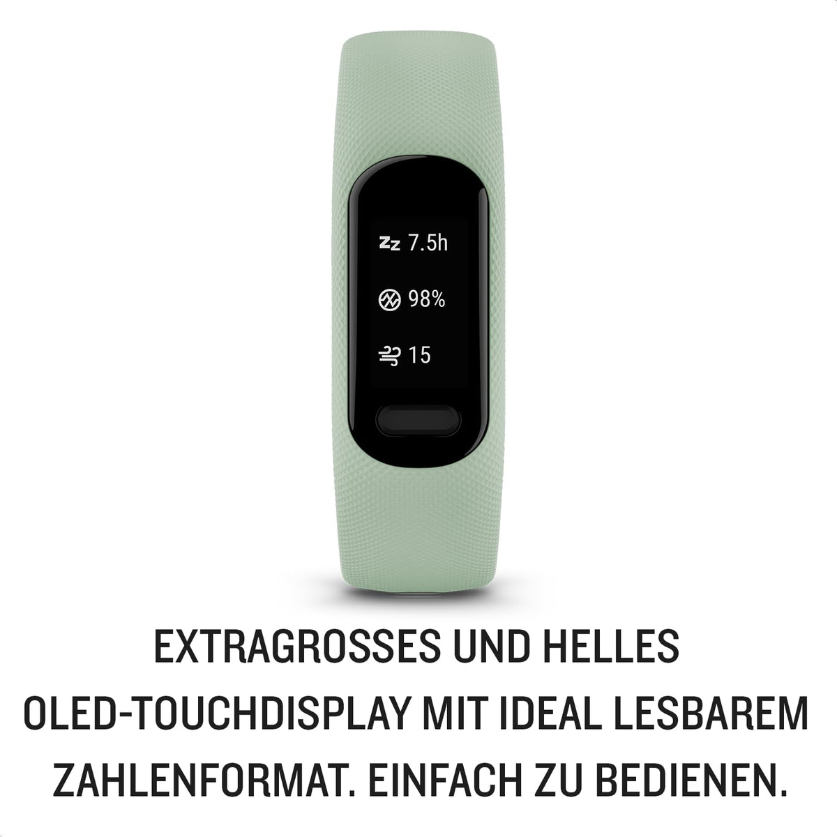 Garmin vívosmart 5, S/M, Fitness-Tracker, Mint - 010-02645-12