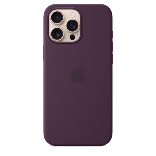 Apple iPhone 16 Pro Max Silicone Case with MagSafe - Plum  - MYYW3ZM/A