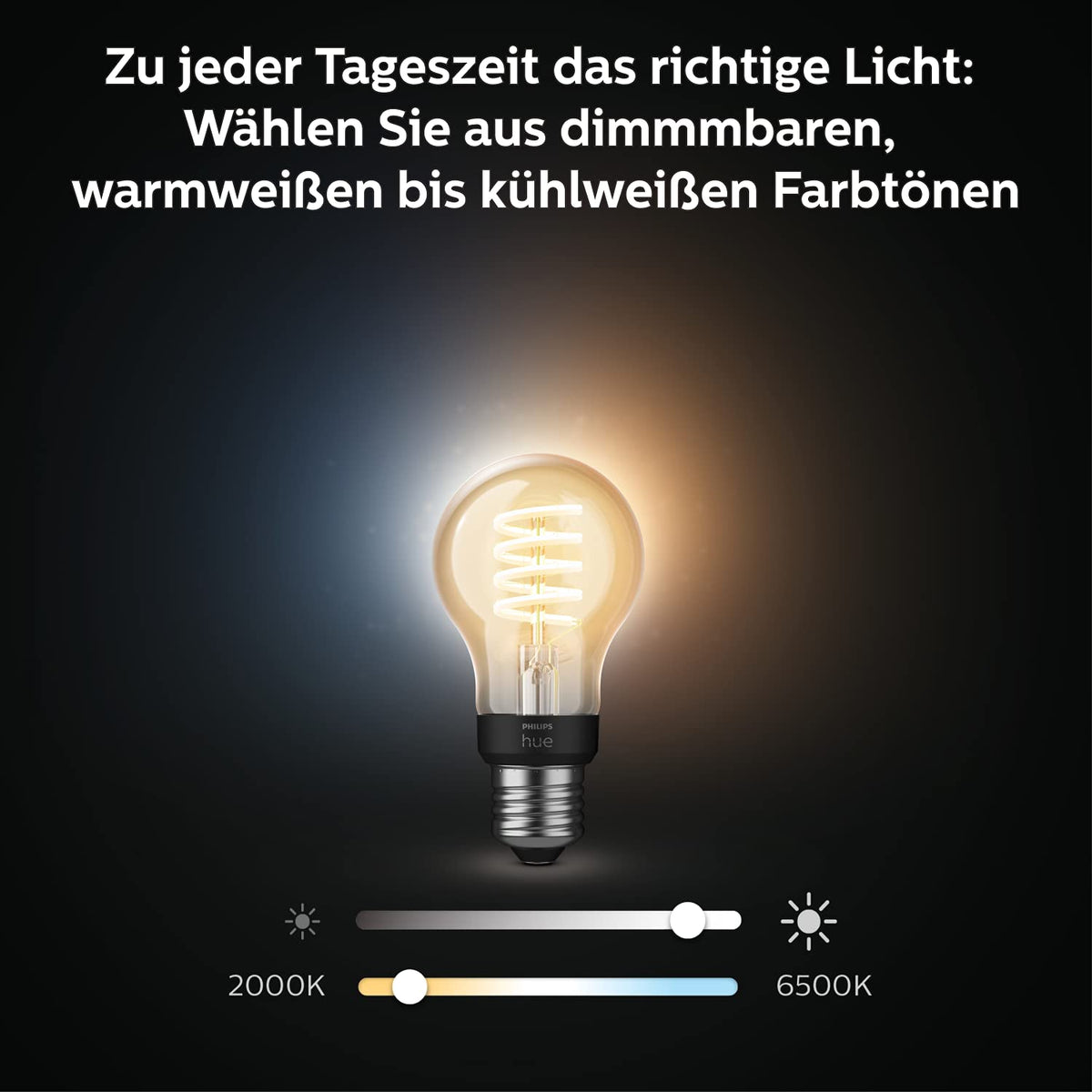 Philips Hue E27 Filament Lamp - 929002477501