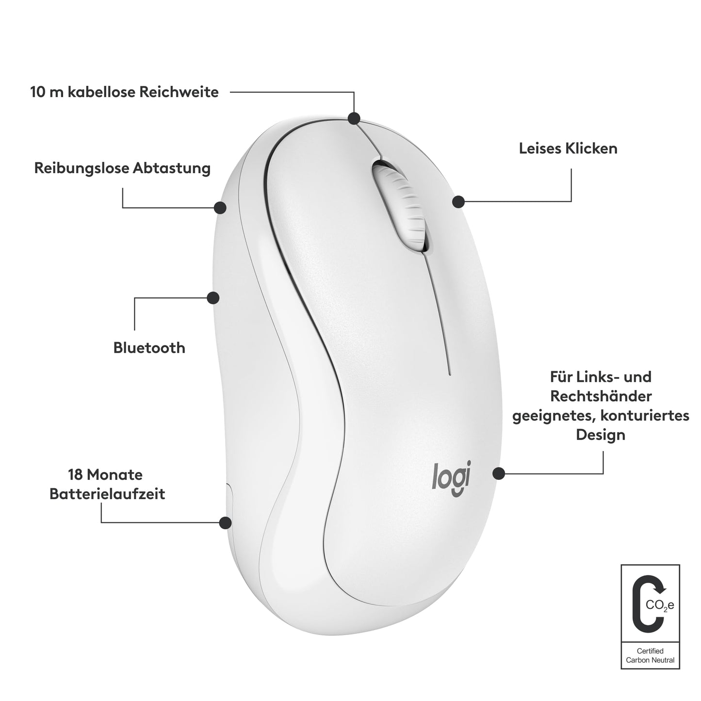Logitech M240 Silent Bluetooth Mouse - 910-007120
