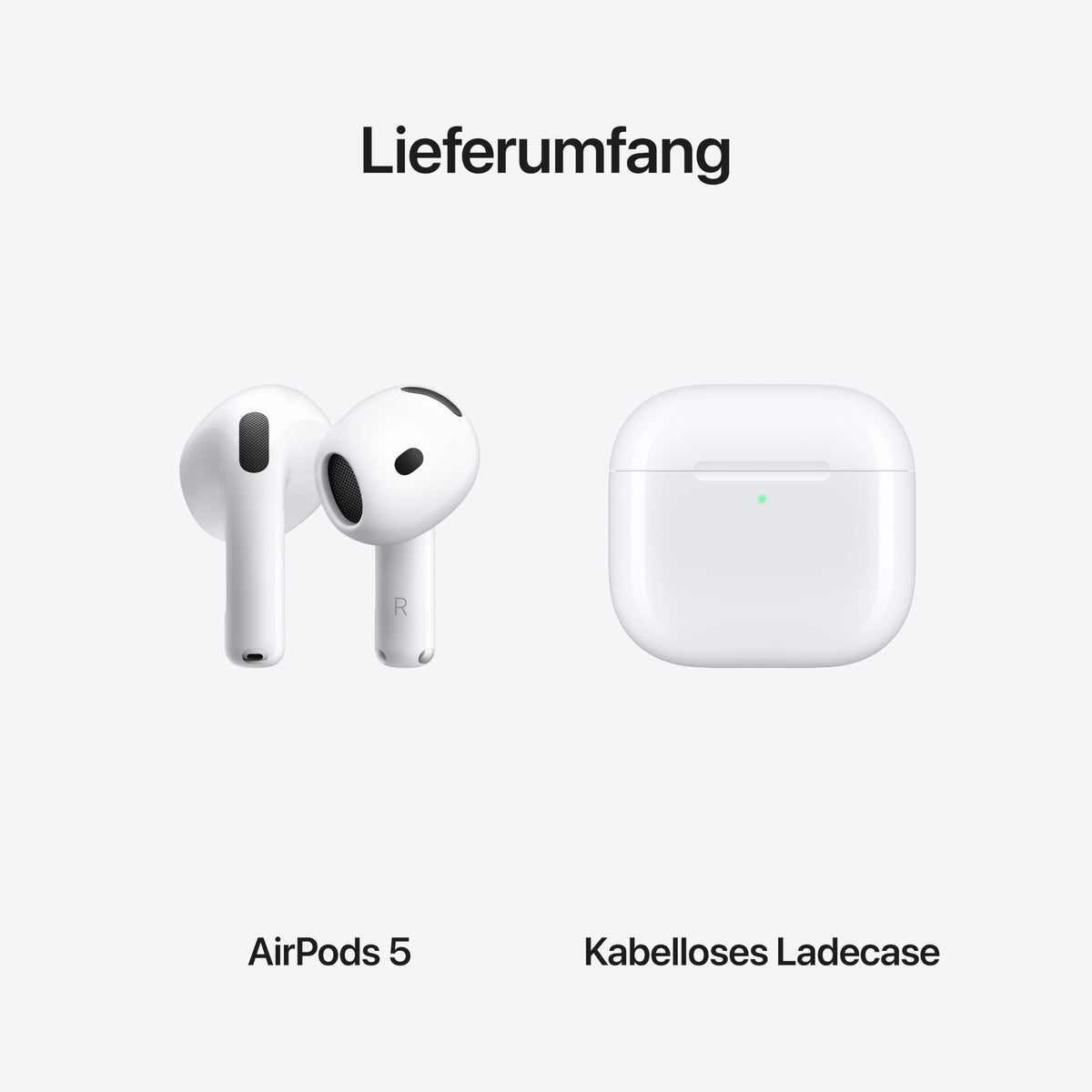 Apple AirPods 5 Căști In Ear Wireless cu carcasă de încărcare wireless - MKFT4ZM/A