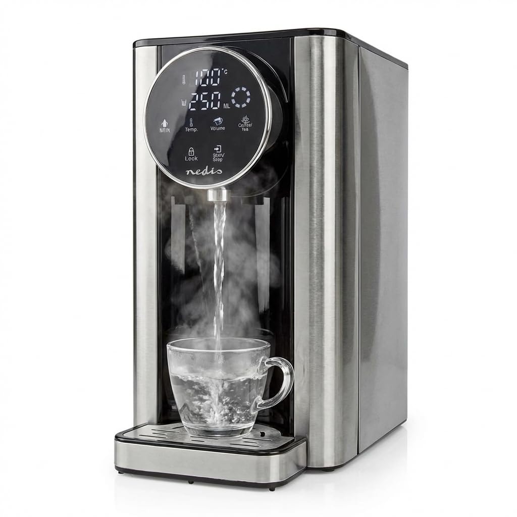 Dispenser de apă caldă - 2600 W - 2.7 l - Aluminiu/Negru - KAWD310FBK