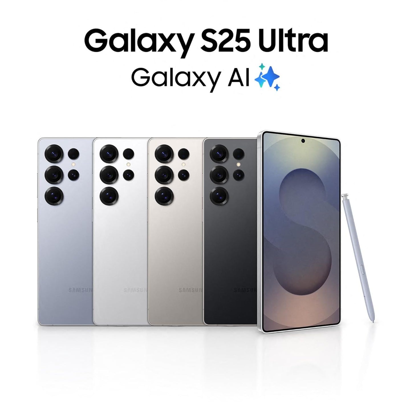 Samsung Galaxy S25 Ultra AI smartphone with Galaxy AI, no contract, mobile phone with Android, 12 GB RAM, 512 GB storage, 200 MP camera, Titanium Gray, 3 year manufacturer's warranty [Exclusively on Amazon] - F-MS938BZTGAMZ