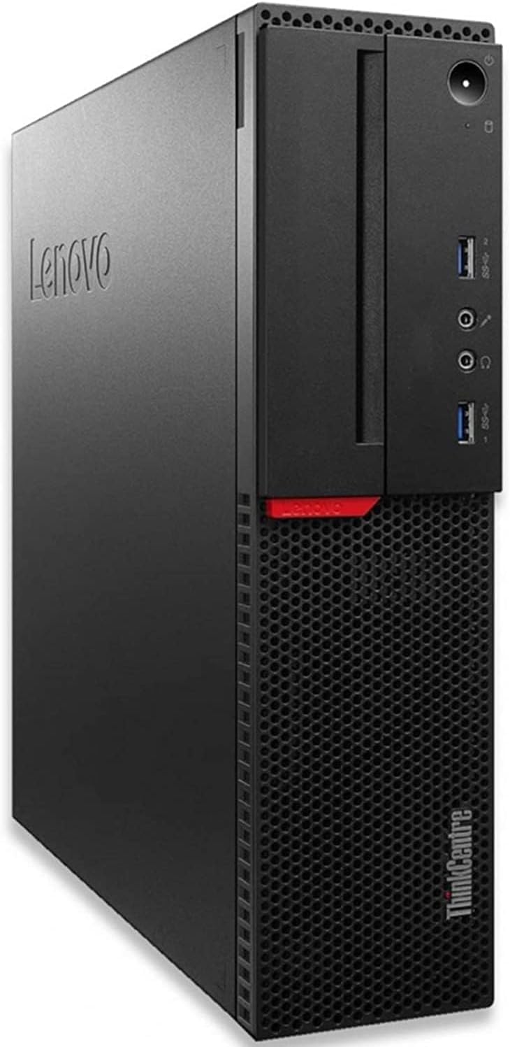 Lenovo ThinkCentre M800 SFF Desktop Computer, Intel Core i3-6100, 8GB RAM, 256GB SSD, WiFi, Bluetooth, US QWERTY Keyboard, Windows 11 Pro (Refurbished)