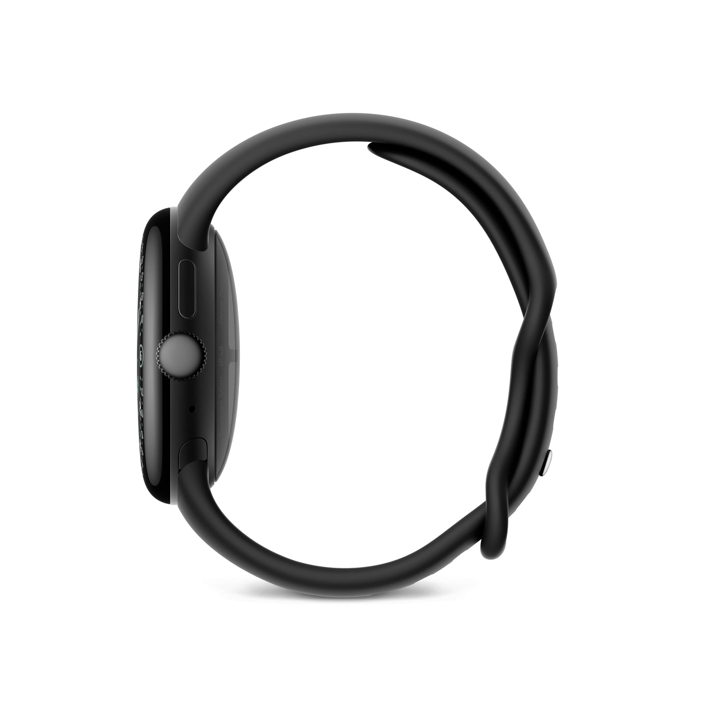 Google Pixel Watch 4 (41mm) - Curved Android smartwatch with fitness tracking and Gemini support - Matte Black aluminum body - Obsidian sports band - LTE