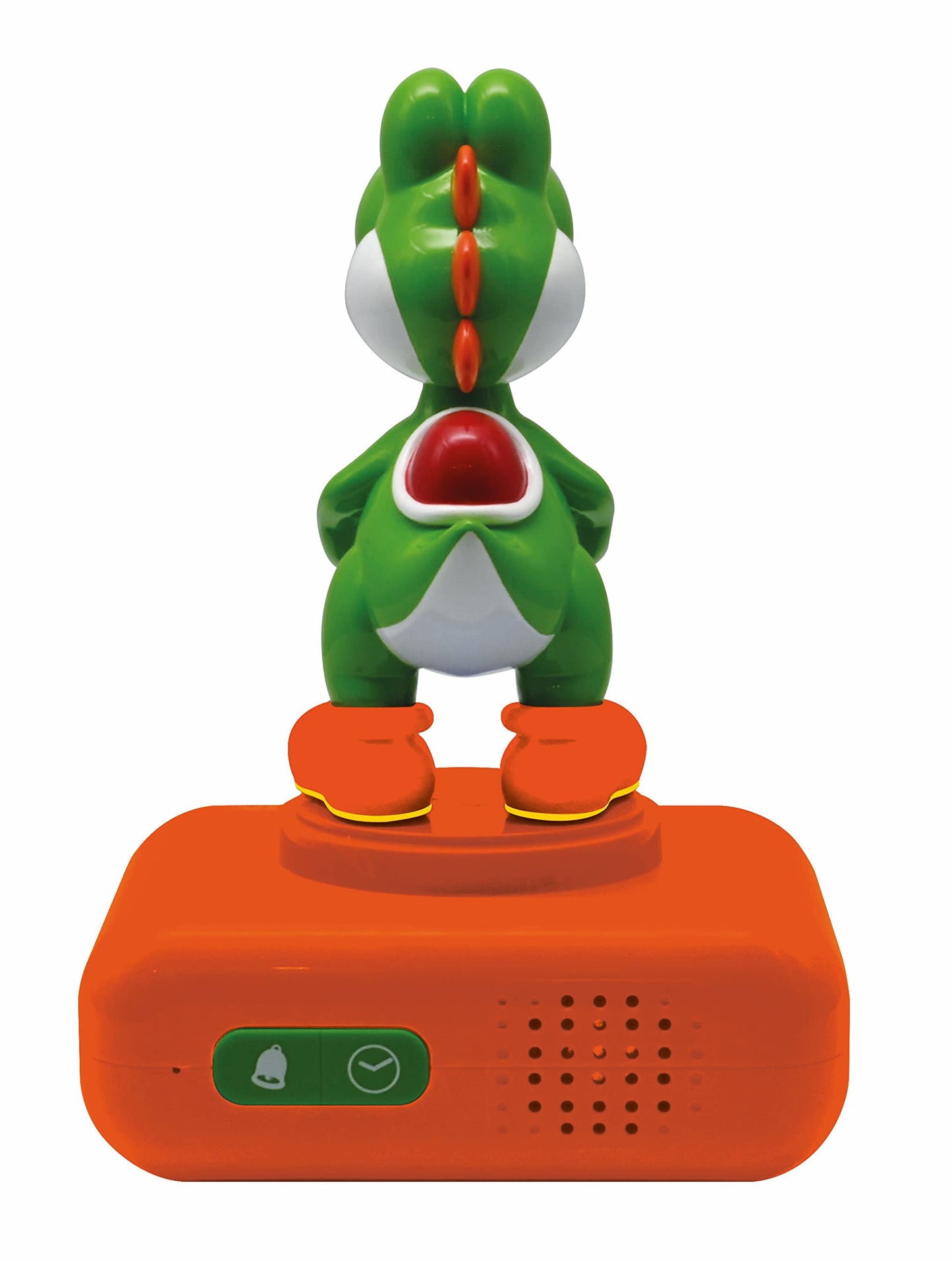 Lexibook, Super Mario, Yoshi Night Light Alarm Clock, Sounds and Melodies, LCD Backlight, Luminous, Snooze, Orange, RL800NI1
