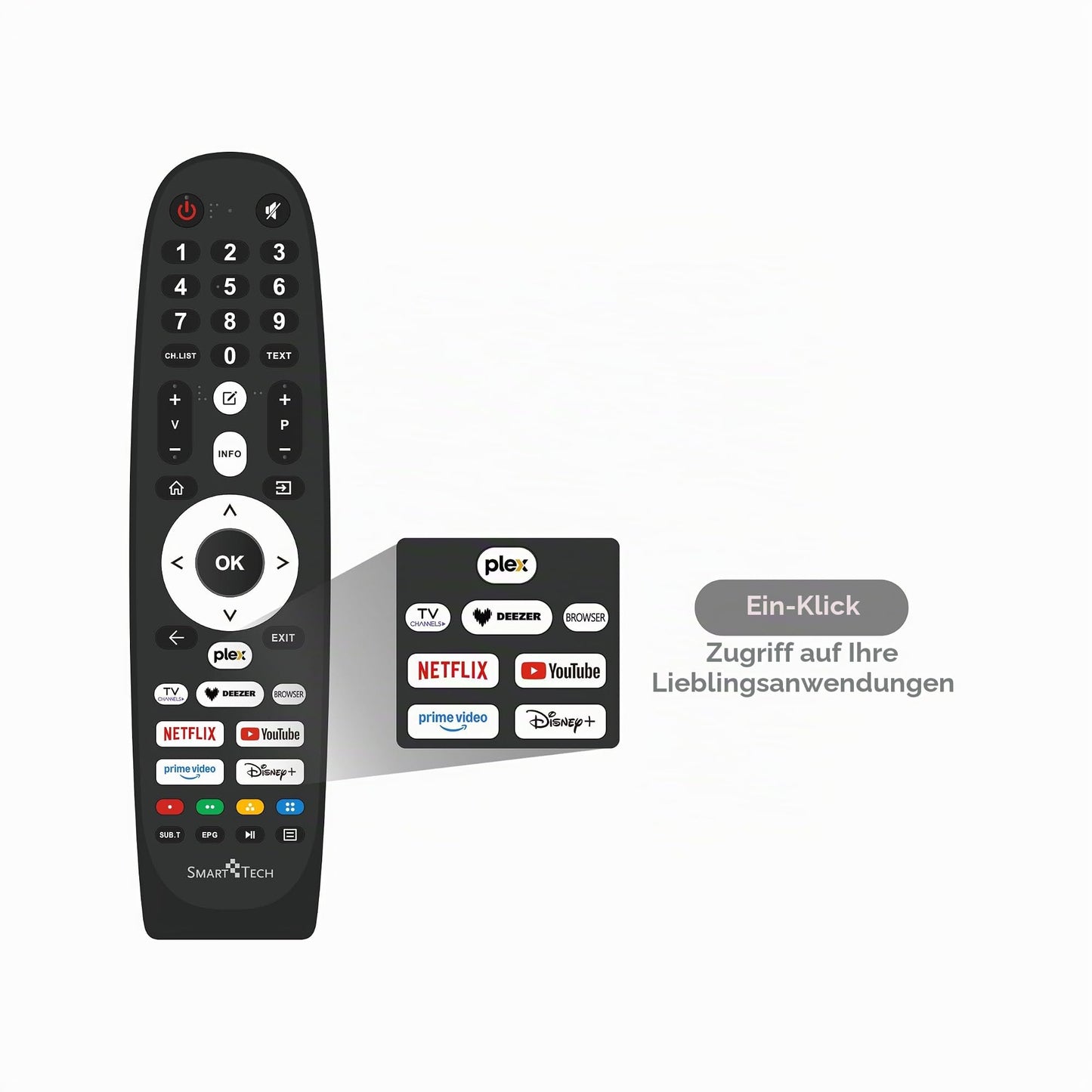 Smart Tech 50QV02K QLED TV 50 inch Smart TV VIDAA - HDR TV with 4K UHD resolution, Bluetooth and triple tuner (2026)