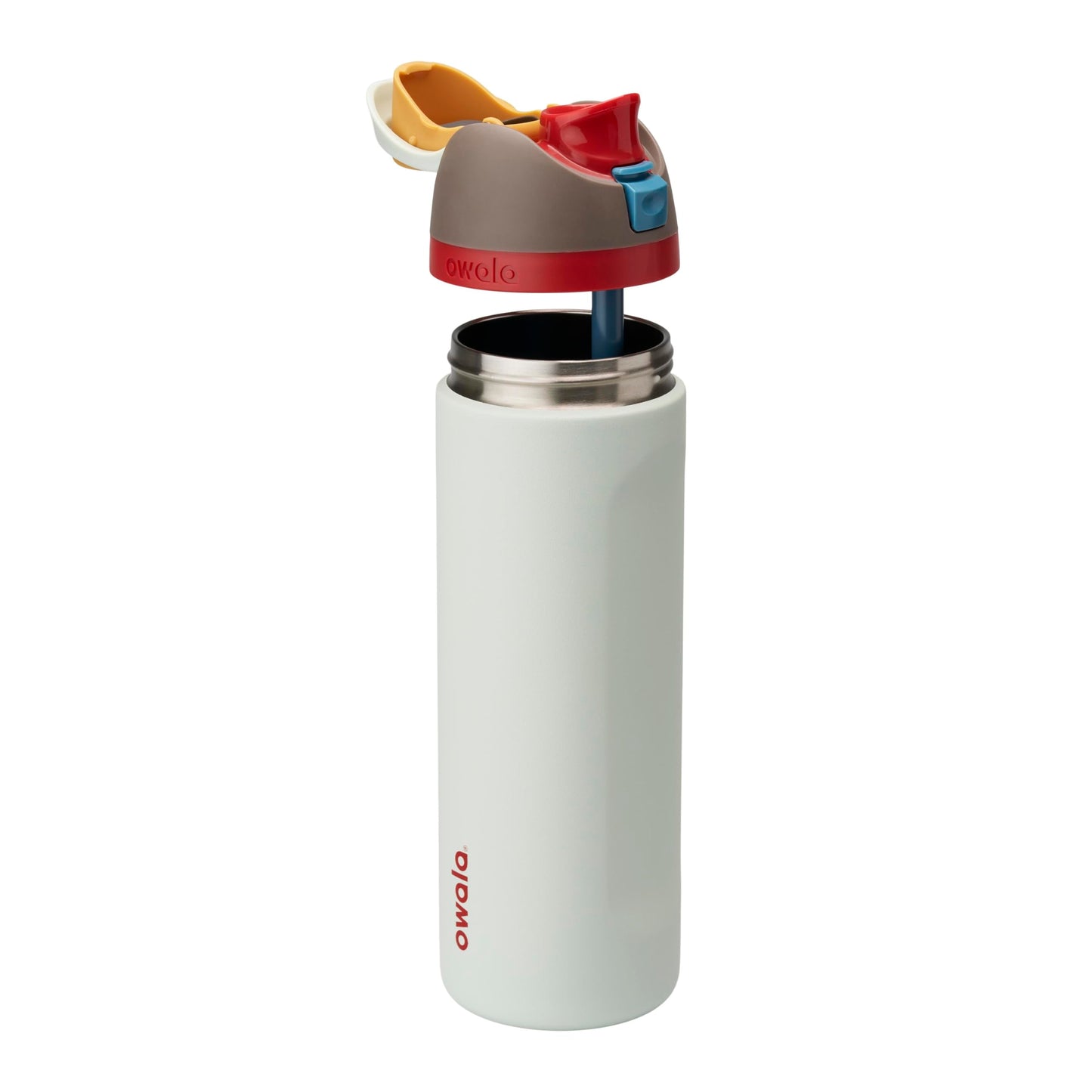 Owala FreeSip Insulated Stainless Steel Drinking Bottle with Straw, 710ml - BPA Free, Ideal for Sports, Fitness, Outdoor and Travel, Boneyard - C05179