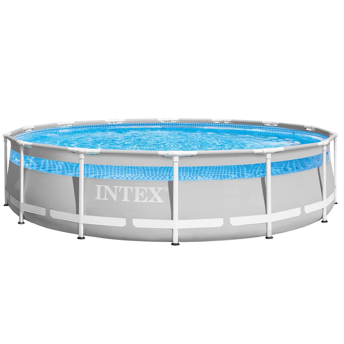 Intex 4.27 m x 1.07 m prism frame Clearview Premium pool set, installation size: 427 cm x 107 cm (26722 GN) - 26722GN