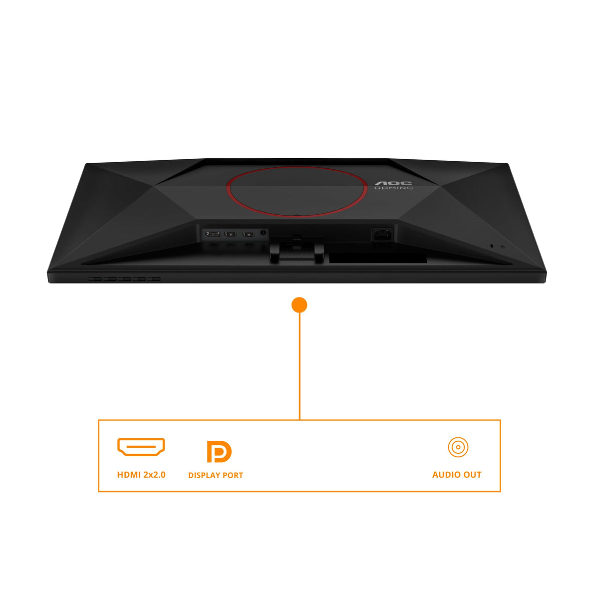 AOC Q27G42XNE 27-inch WQHD Gaming Monitor, 180Hz, Fast VA Panel, 1ms GtG, HDR10, FreeSync, Speakers, (2560x1440 HDMI 2X 2.0) Black