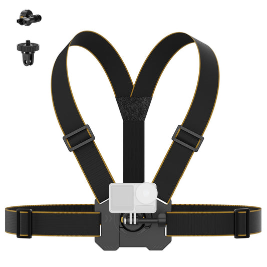 NEEWER Chest Strap Mount for Action Camera, Adjustable Hands-Free Chest Strap, Compatible with GoPro Hero DJI Osmo Insta360, Quick Release Action Cam Chest Mount for PO Video Vlog, GP25 - 10104350