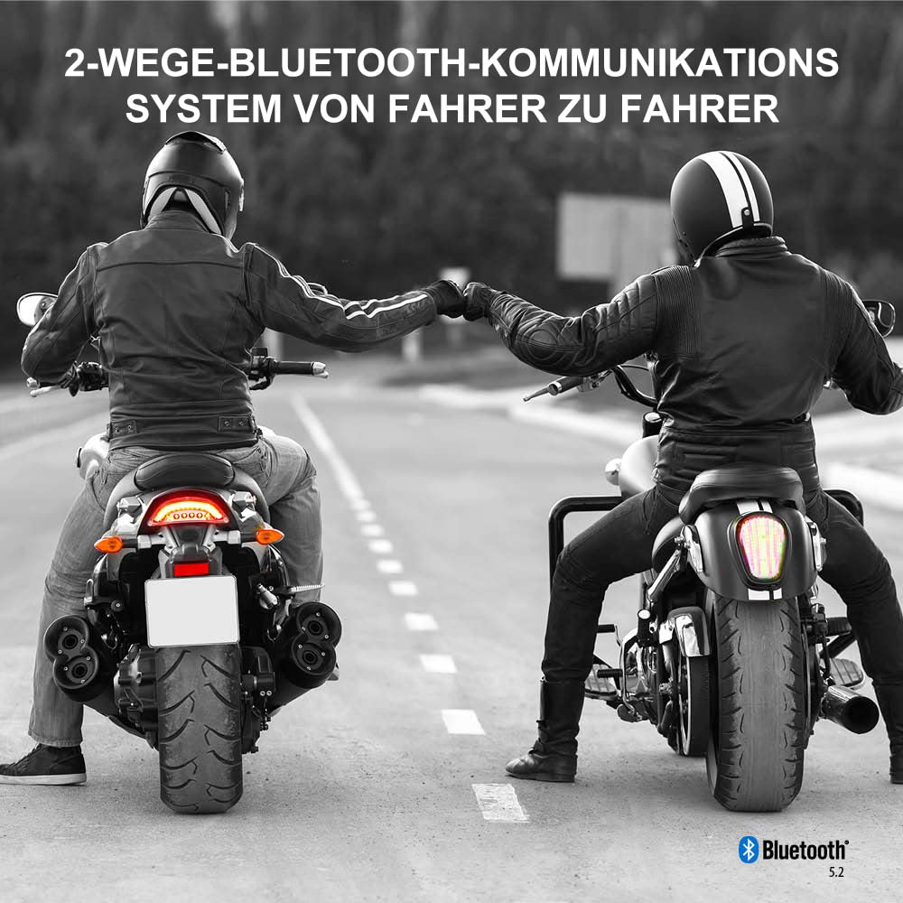 Cardo Motorcycle Intercom Kit Bluetooth Spirit Duo Black Two Pack - SPRT0101