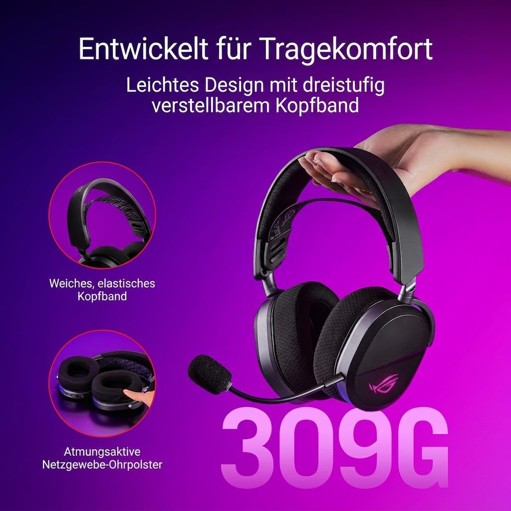 ASUS ROG Pelta wireless RGB Gaming Headset - 90YH0410-BHUA00