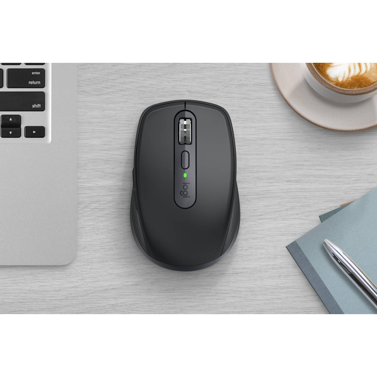 Logitech MX Anywhere 3S Mouse Compactă Fără Fir (Grafit) - 910-006958