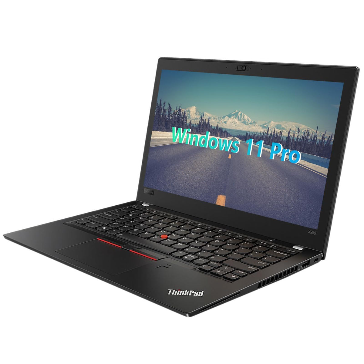 Lenovo ThinkPad X280 Business Laptop, 12.5 inches (1366x768), Intel Core i5-8350U, 8 GB RAM, 256 GB SSD, QWERTY keyboard, Windows 11 Pro (Refurbished)
