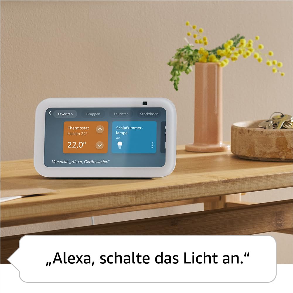 Echo Show 5 (Latest Generation) | Compact smart touchscreen to control your smart home and more | Anthracite, with Alexa+ Early Access - H97N6S