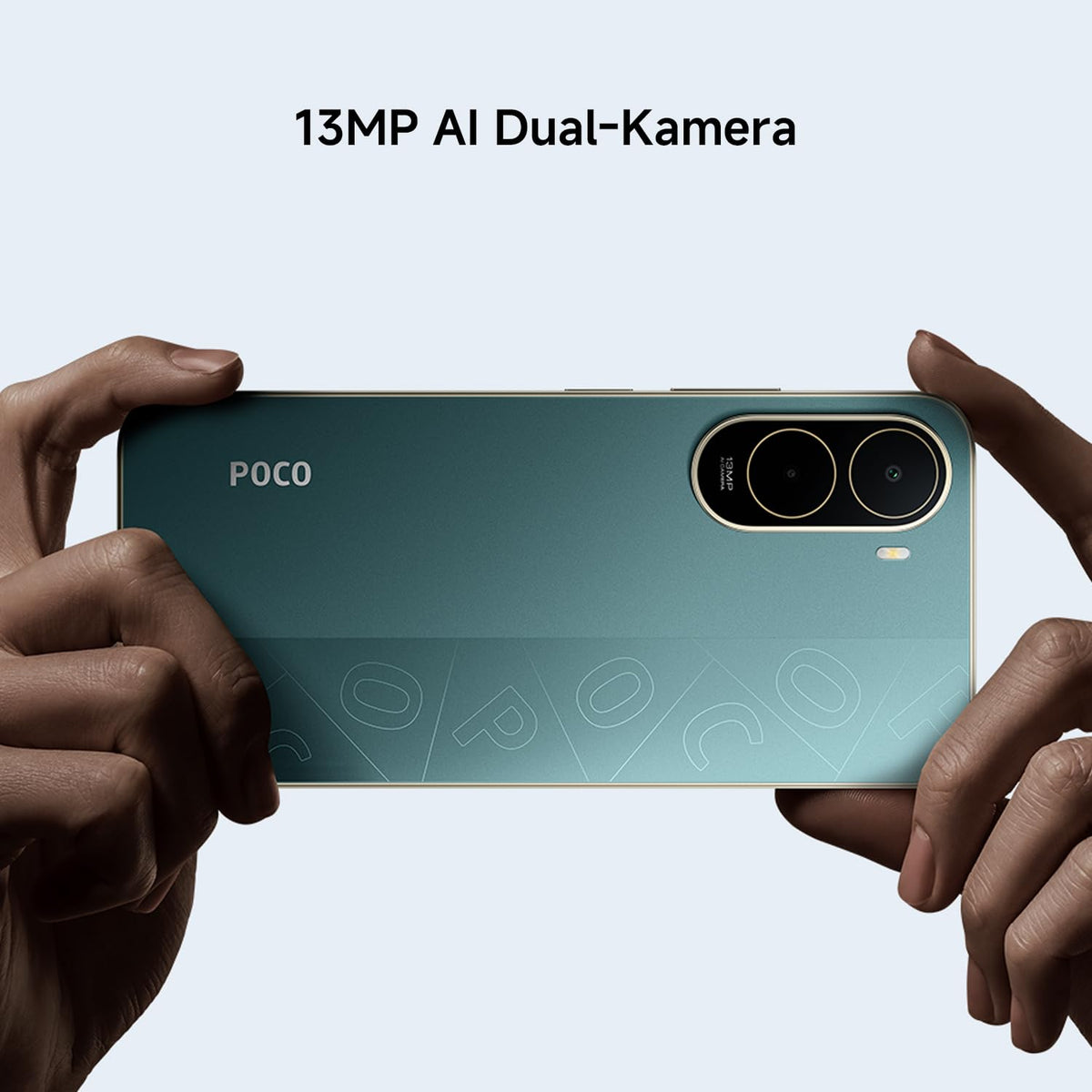 Poco C81 Pro Smartphone, 4 GB + 128 GB, telefon, acumulator de 6000 mAh, ecran de 120 Hz, display de 6,9 inch, cameră duală AI de 13 MP, aurie, garanție suplimentară de 1 an - P25AP