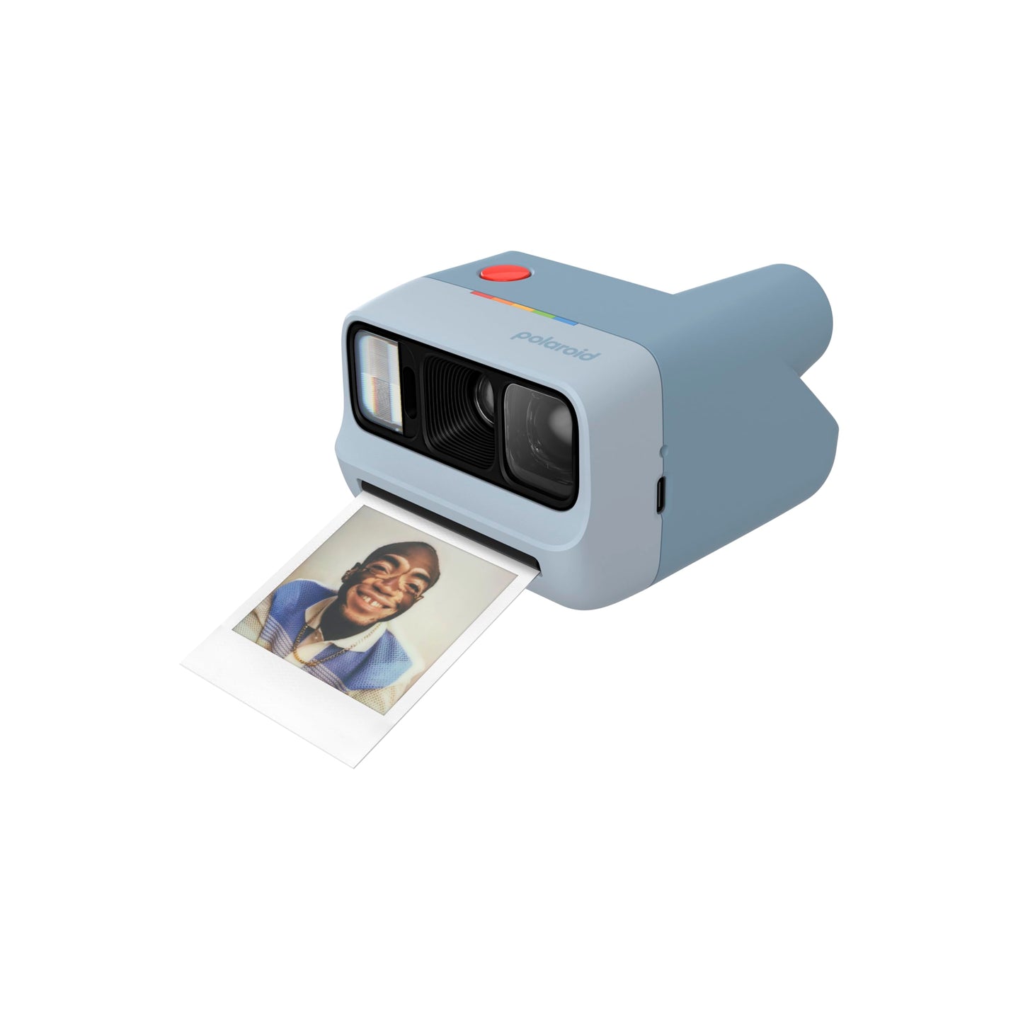 Polaroid - Bundle Instant Camera Go Gen 3 Light Blue + Go Color Film (16 Photos) - 006653