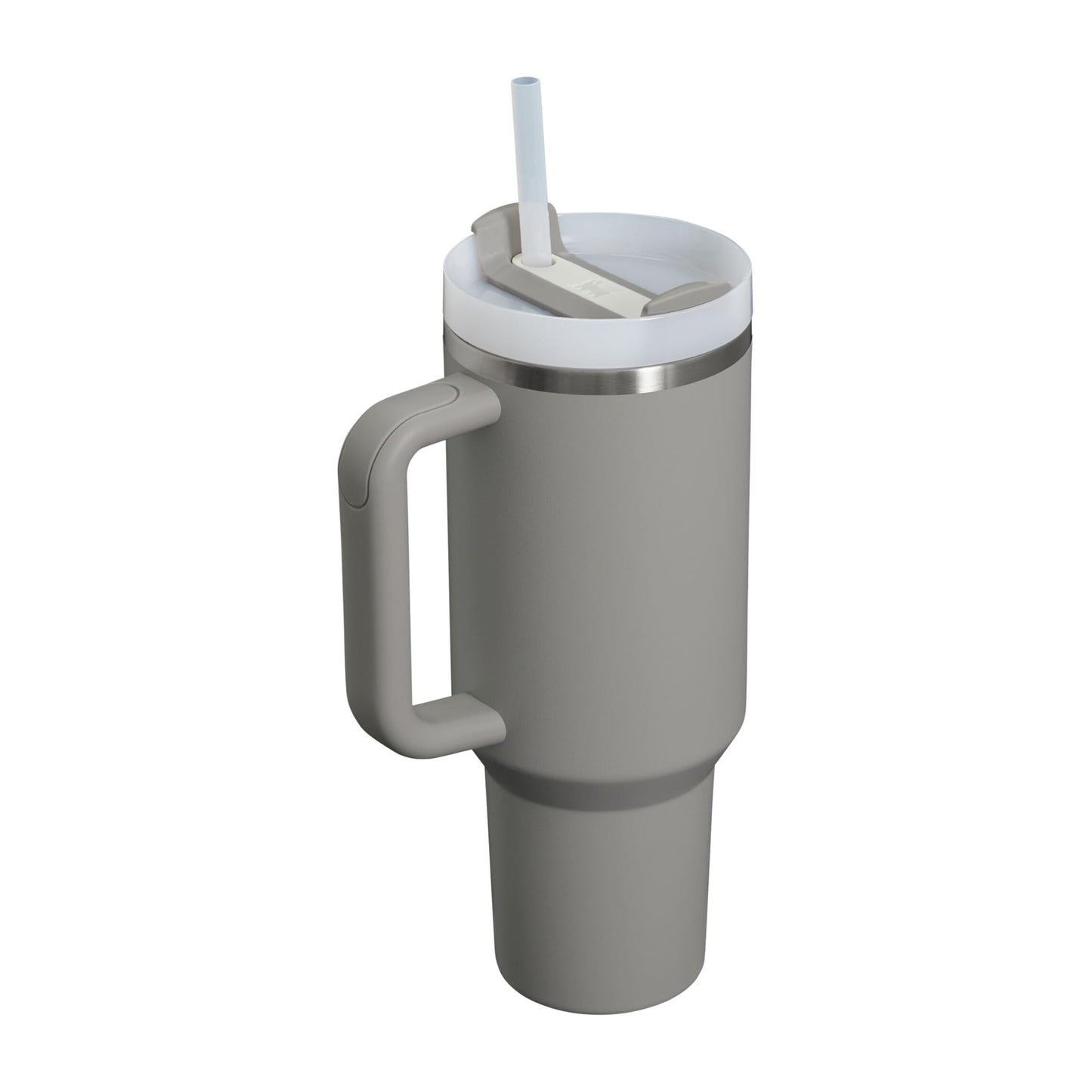 Stanley 1913 Quencher H2.0 Flowstate Drinking Bottle with Straw 1.2L - Thermo Mug Cools 11 Hours - 48 Hours Ice Cold - Dishwasher Safe - Thermos Bottle BPA Free - Stainless Steel Drinking Cup - Ash - 100000108430