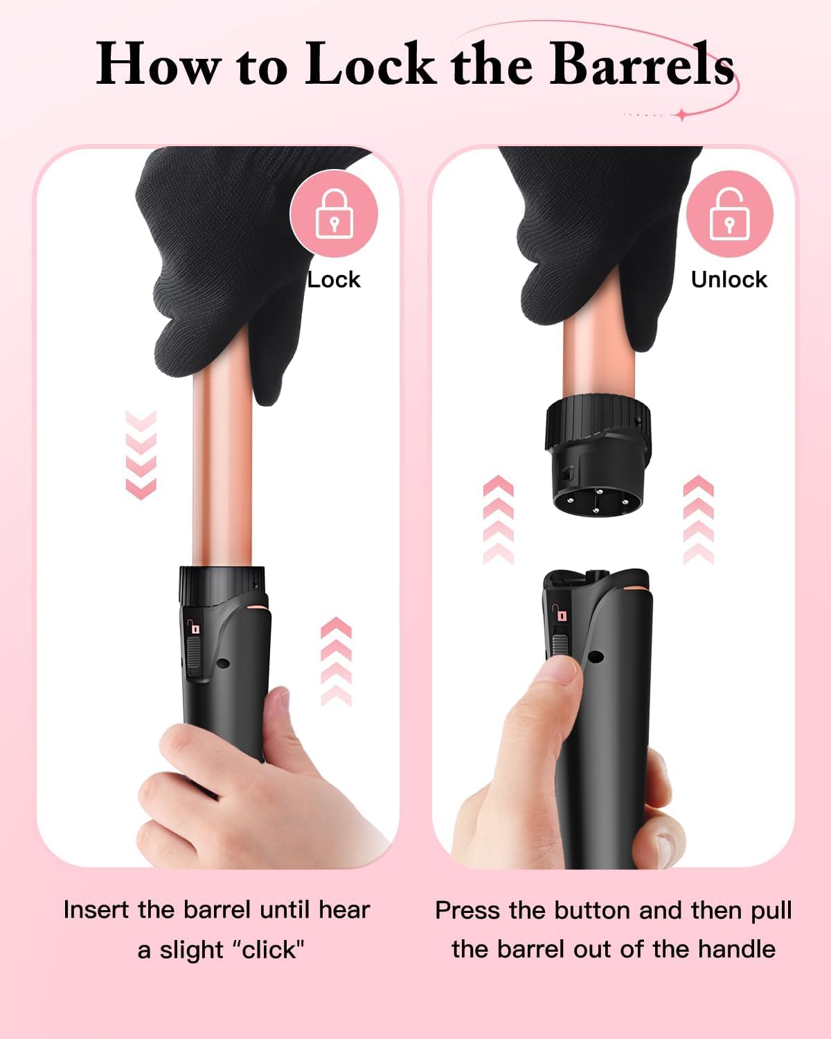 5 in 1 curling iron set, BESTOPE PRO 5 in 1 curling iron set with straightening iron with 3-fold hair curler for women, quickly heating curling iron for all hair types - MD-J18