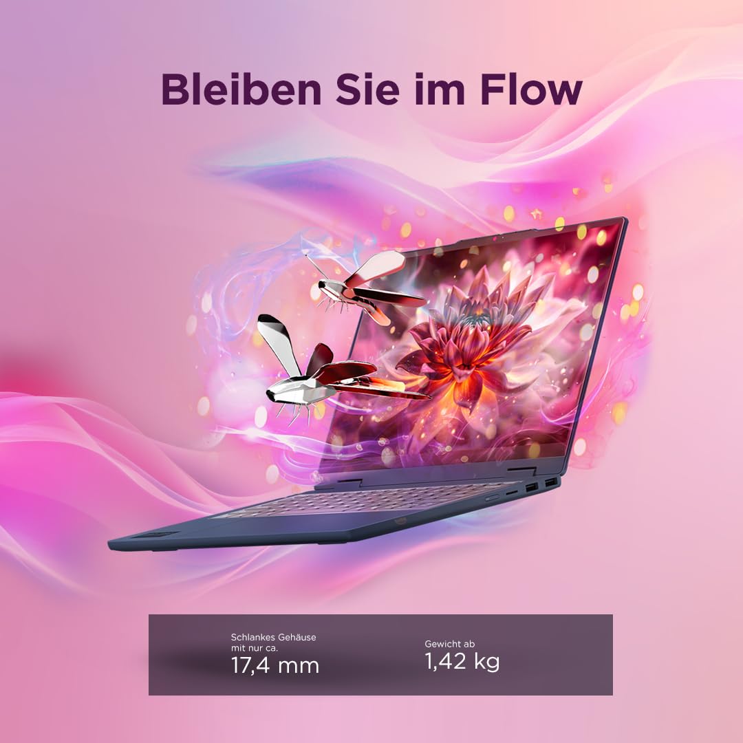 Lenovo IdeaPad 5 | Laptop 2-în-1 | Ryzen AI 5 | 16GB | 512GB |Fără adaptor de alimentare - 83UH004MGE