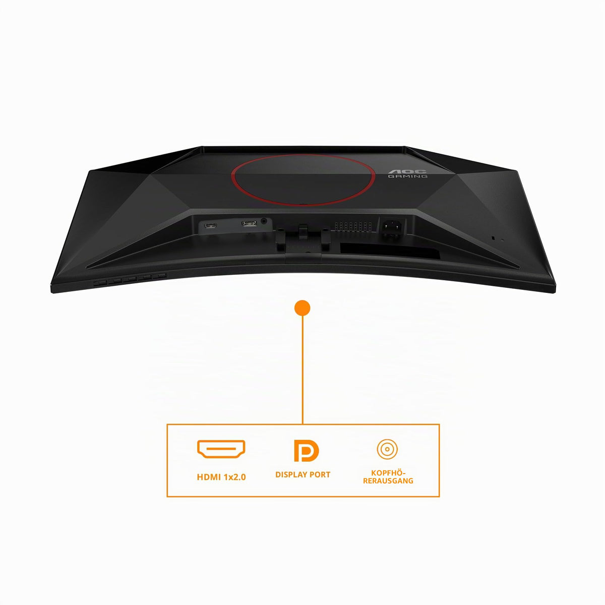 AOC C27G42ZEP 27-inch Curved, FHD Gaming Monitor, 260Hz (OC, Native 240Hz), Fast VA Panel, 1ms GtG, Adaptive Sync, HDR10, FreeSync Premium, (1920x1080 HDMI 1x 2.0 DP 1x 1.4) Black