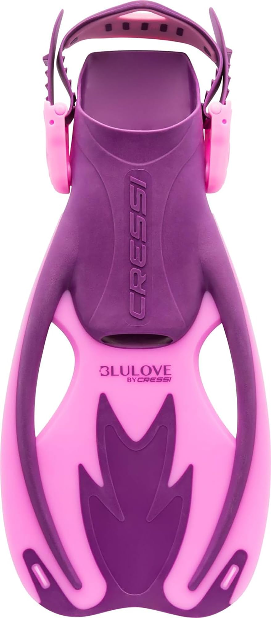 Cressi Rocks Kid Snorkeling Fins for Children - Adjustable Fins - Quick Putting On, Adjustable Foot Area - Diving Fins & Swimming Fins Children - Pink - L/X (34/38) - USF020304P