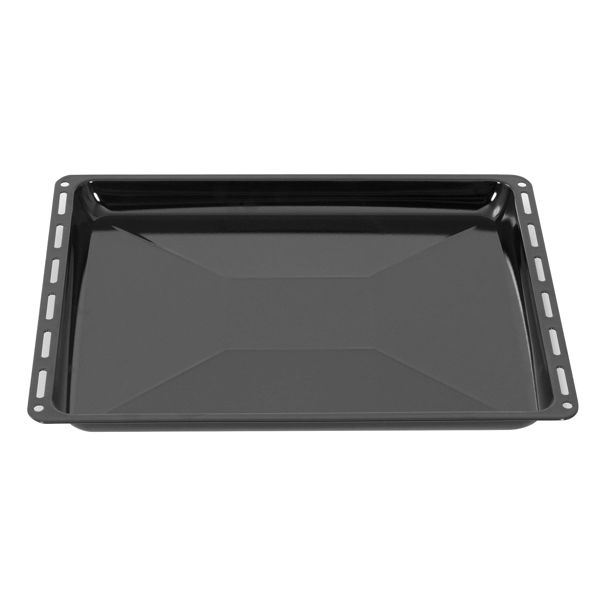 ICQN baking tray 465 × 370 × 30 mm, compatible with Siemens, Bosch, Beko, Constructa, Neff & Amica, enamelled drip pan for oven & stove - icqn-bsh-backblech-30