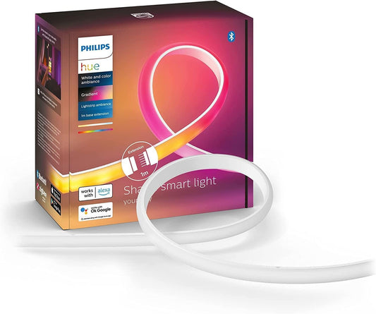Philips Hue Gradient Lightstrip Extensie, Iluminare ambientală, 1m - 929002995001
