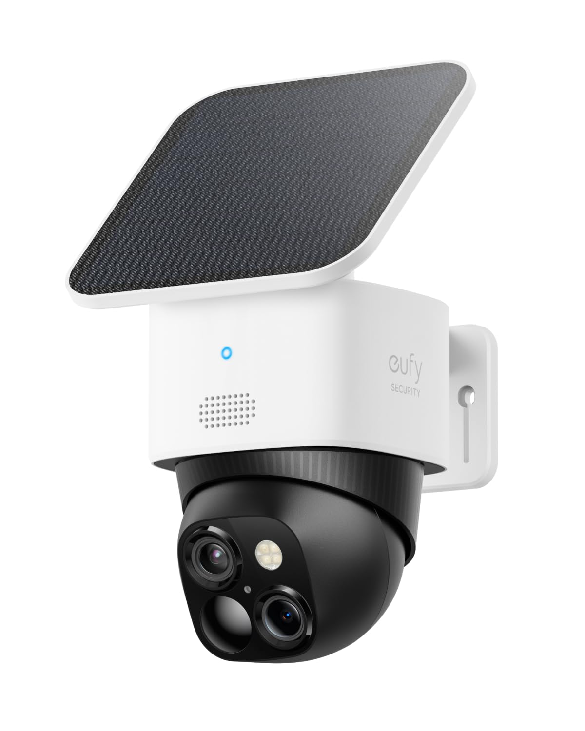 eufy Security SoloCam S340, outdoor solar surveillance camera, 360° surveillance, no blind spots, outdoor surveillance camera with 2.4 GHz WiFi, free use, HomeBase 3 compatible - T8170