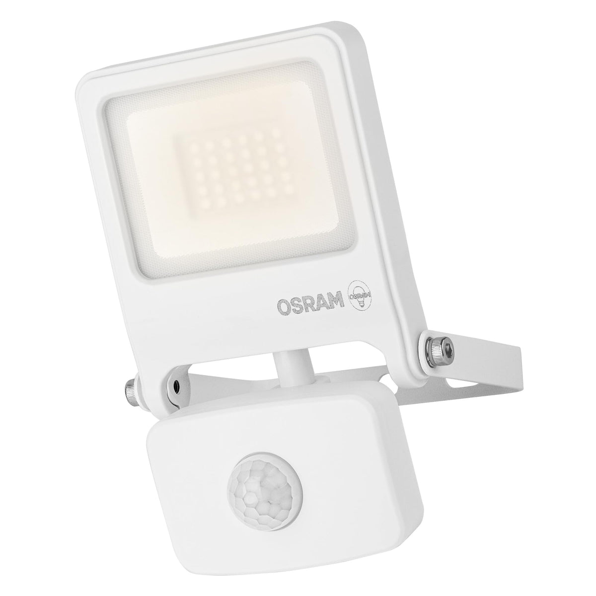 Osram ENDURA FLOOD PC LED Floodlight 20W 3000K Sensor White - 4099854487194