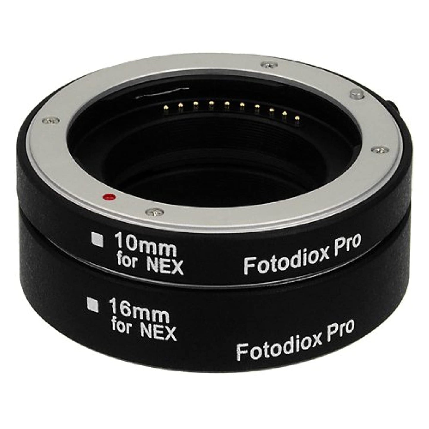 Fotodiox Pro Automatic Macro Extension Tube Set Compatible with Sony E-Mount Cameras - for Extreme Macro Photography - Macro-Tube-Auto-SnyE