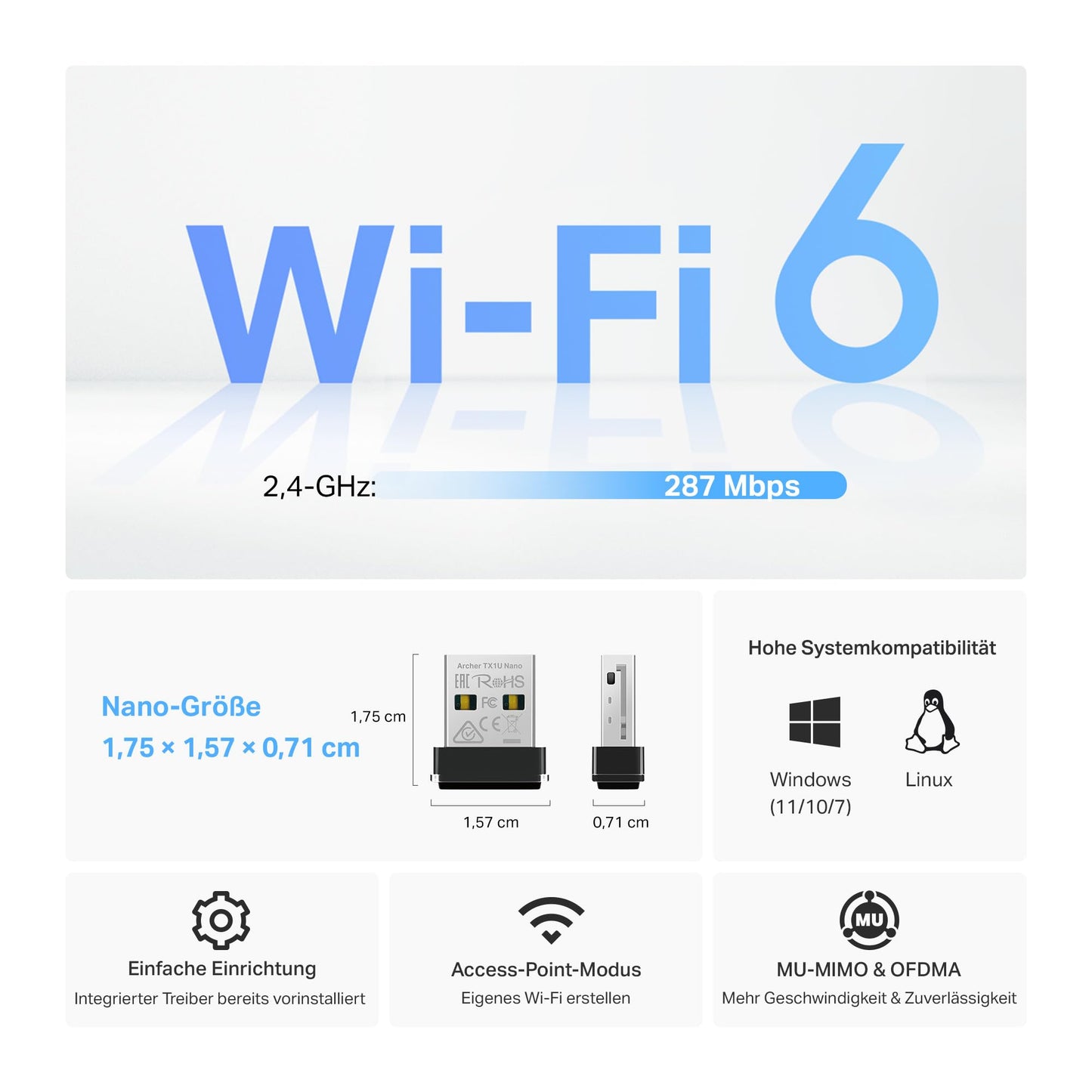 TP-Link Archer TX1U Nano