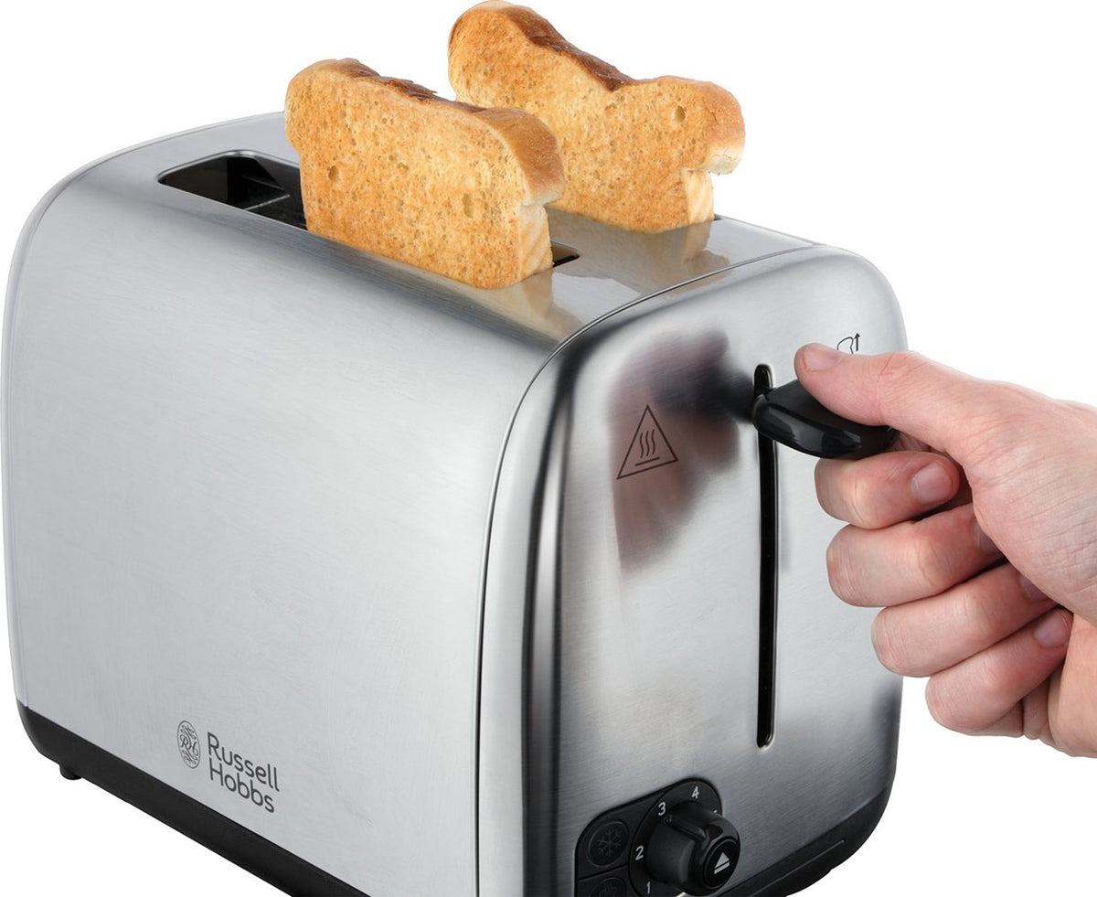 Russell Hobbs Toaster Adventure, Stainless Steel, 2-Slice, 850 Watt, 24080-56