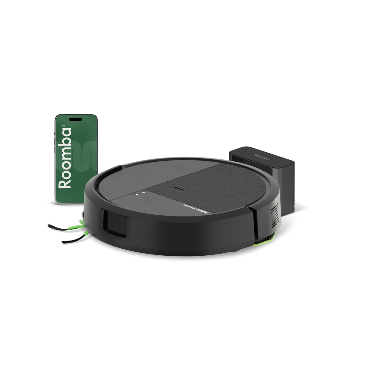 iRobot Roomba® 115 Combo Robot aspirator și mop, putere de aspirație de 15k Pa, perii și pad de ștergere incluse, navigare cu Clearview™ LiDAR, Negru - Y414040