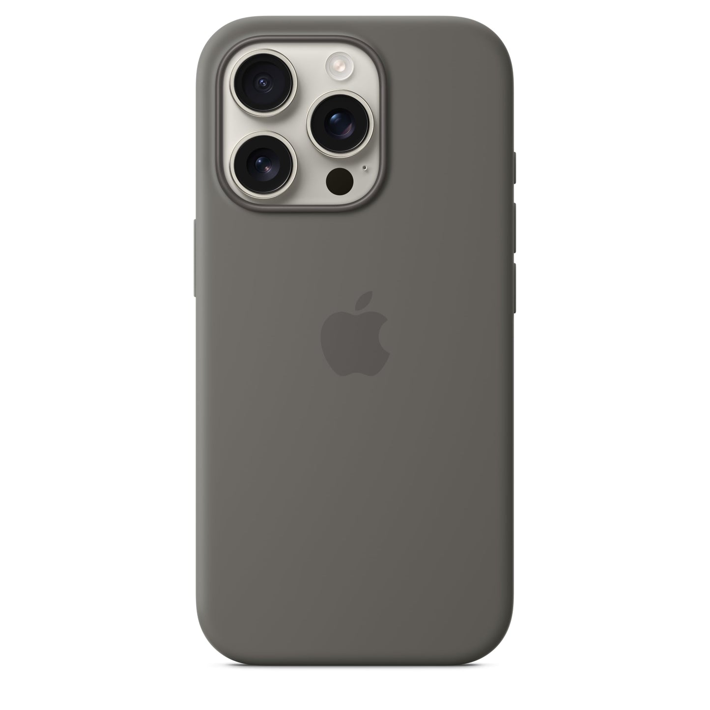 Apple iPhone 16 Pro Silicone Case with MagSafe - Stone Gray  - MYYL3ZM/A
