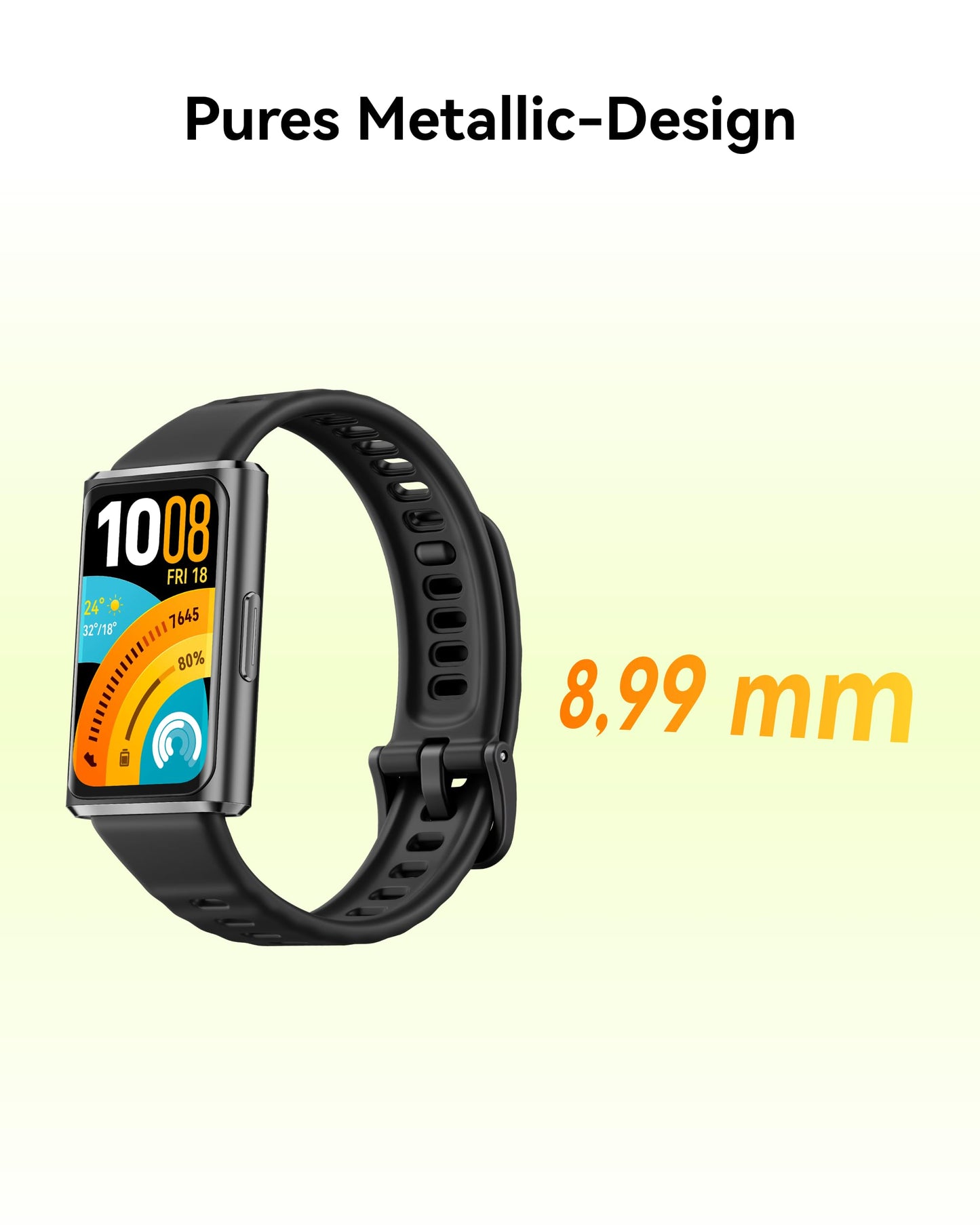 HUAWEI Band 11 Pro Smartwatch, Autonomous GPS Fitness Tracker, 1.62″ AMOLED 2000 Nits, Heart Rate & Sleep Tracking, SpO2, Wellbeing, Bluetooth, 5 ATM, Android & iOS, Alloy Case, Black - Candy-B49F