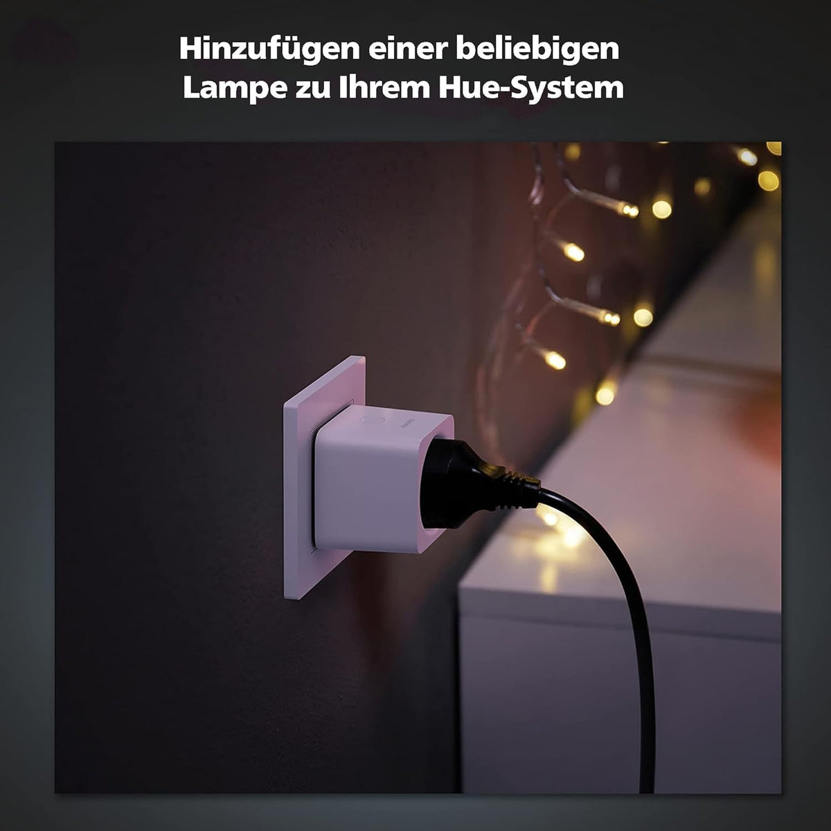 Philips Hue Smart Plug, Tip E, Alb - 929003050901