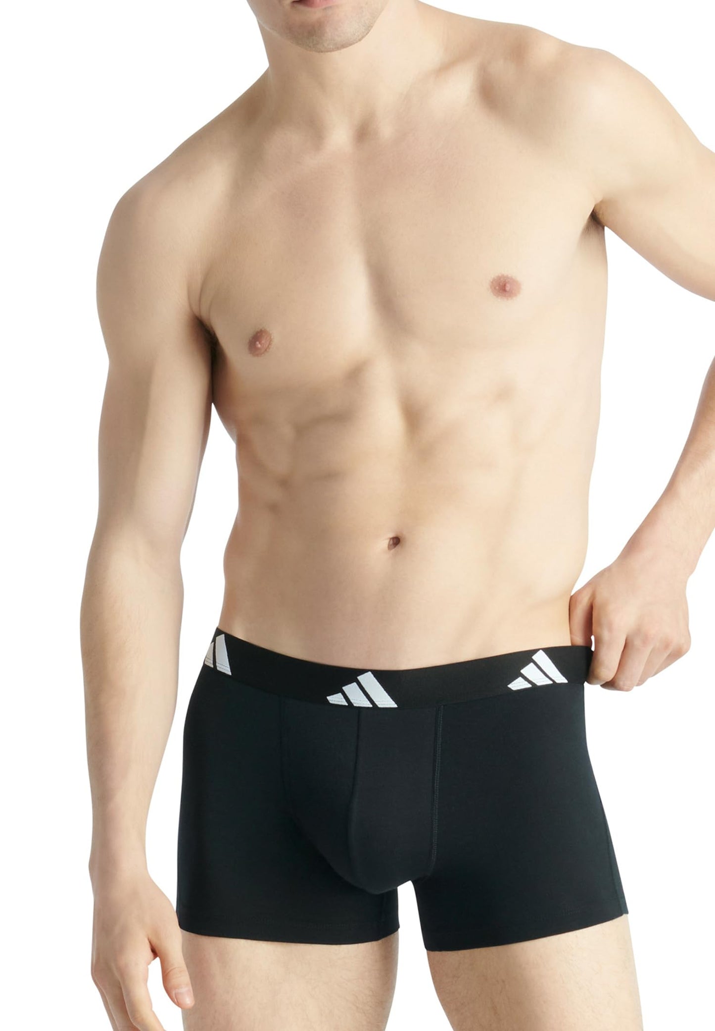 adidas Trunk (5PK) - Active Flex Cotton - Comfortable underwear, 000 Black, XXL - 4AM019