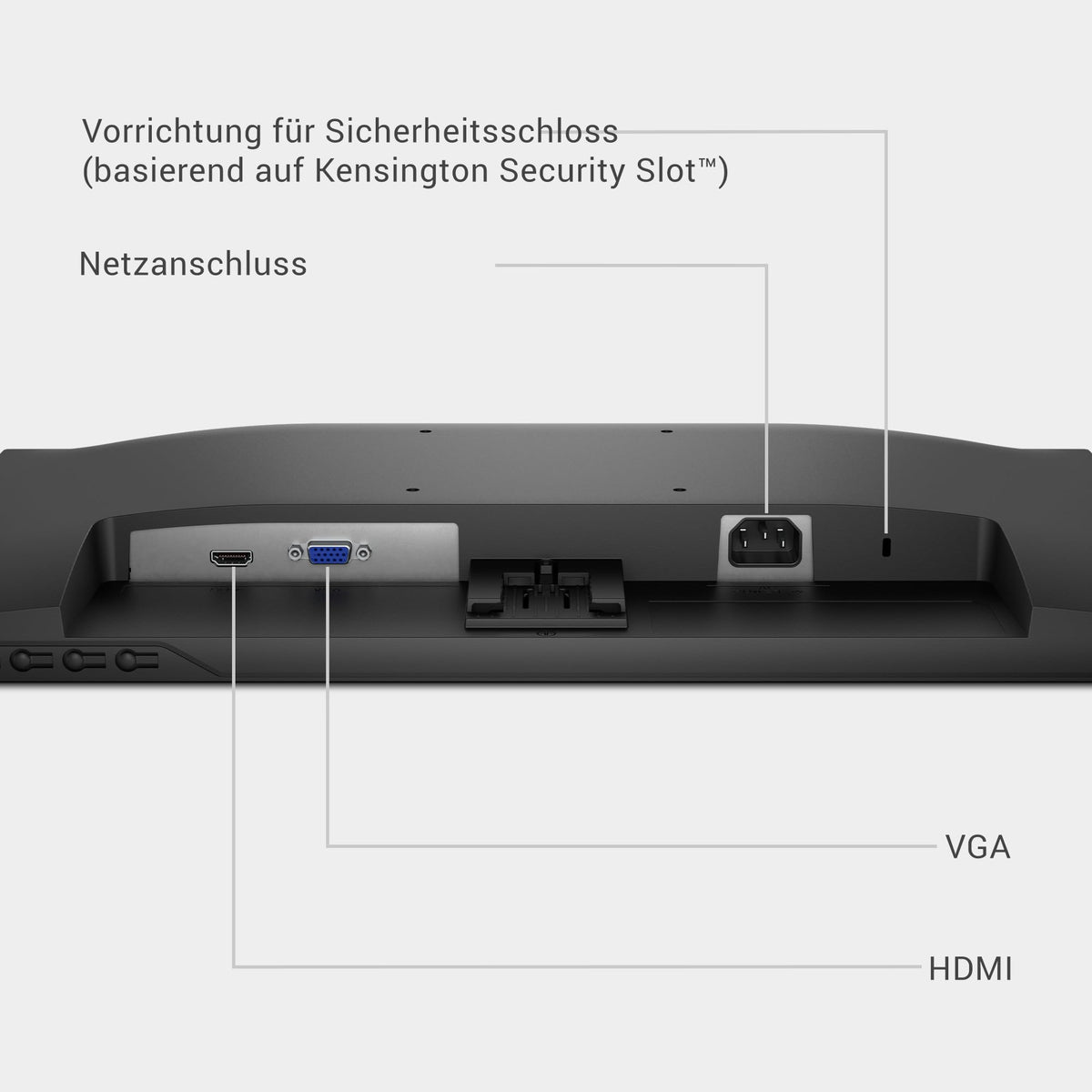 Dell 22 Monitor - SE2225HM, Full HD (1920x1080), 100Hz, VA, 5ms