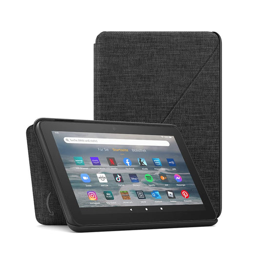 Amazon fabric case for the Fire 7 tablet (only compatible with 12th generation tablets, 2022), black - 53-028304