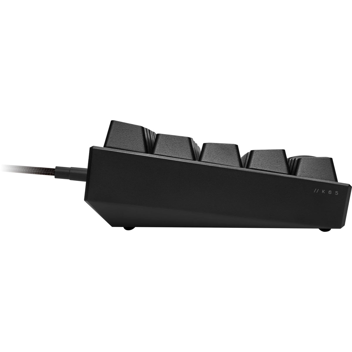 Corsair K65 RGB MINI 60% Tastatur mecanică pentru gaming (Iluminare RGB personalizabilă pentru taste individuale, taste CHERRY MX SPEED, capace de taste PBT Double-Shot, tehnologie AXON) QWERTZ, Negru - CH-9194014-DE