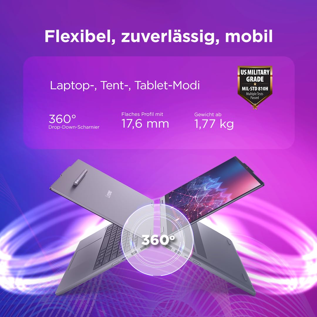 Lenovo IdeaPad 5 | Laptop 2-în-1 | Intel Ultra 7 | 16GB | 1TB - 83UL0026GE