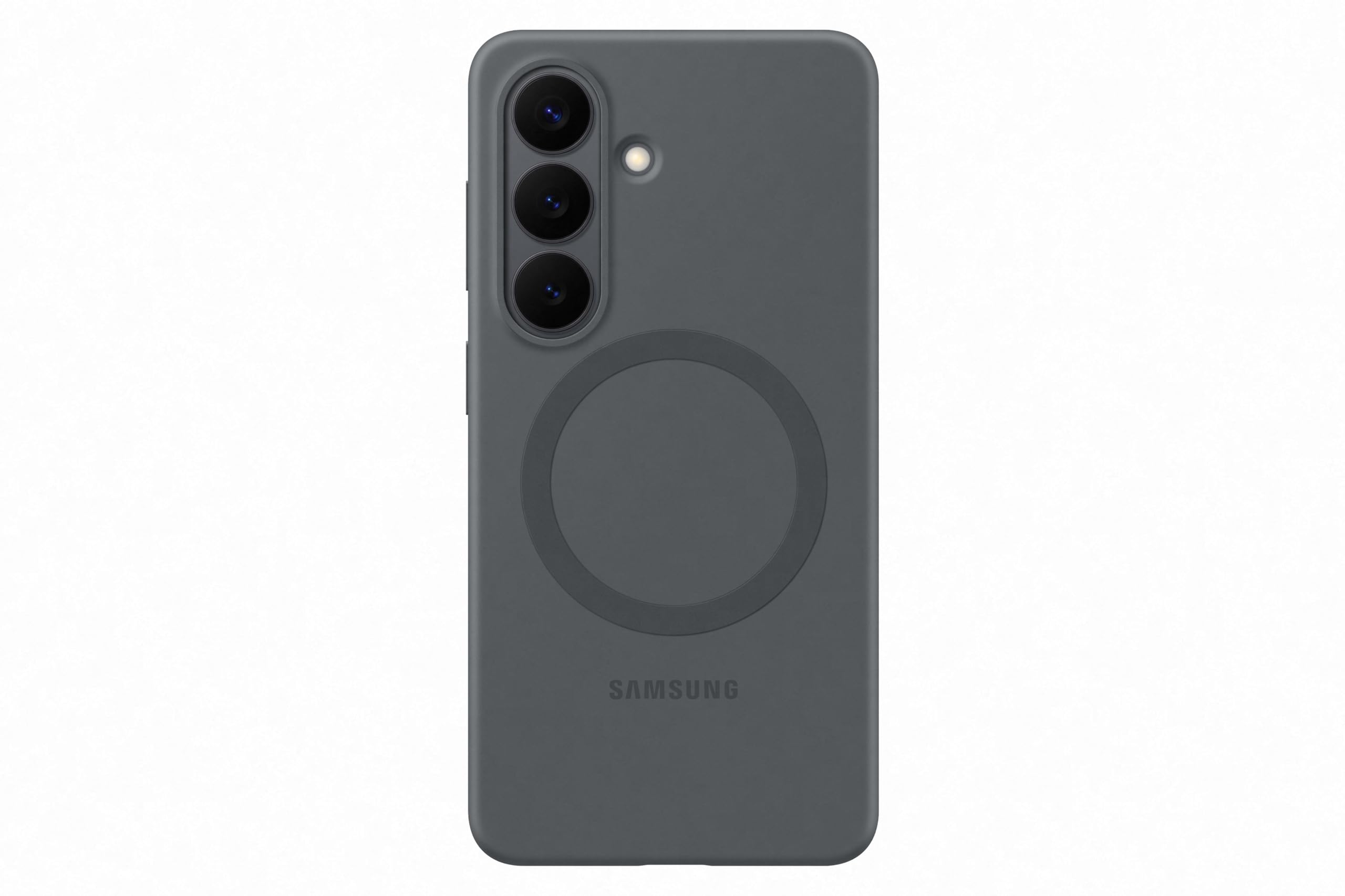 Samsung Silicone Magnet Smartphone Case EF-ES942, case for the Galaxy S26, mobile phone case with magnetic ring for attaching accessories, carbon look, protective case, shockproof, thin and easy to grip, black - EF-ES942CBEGWW