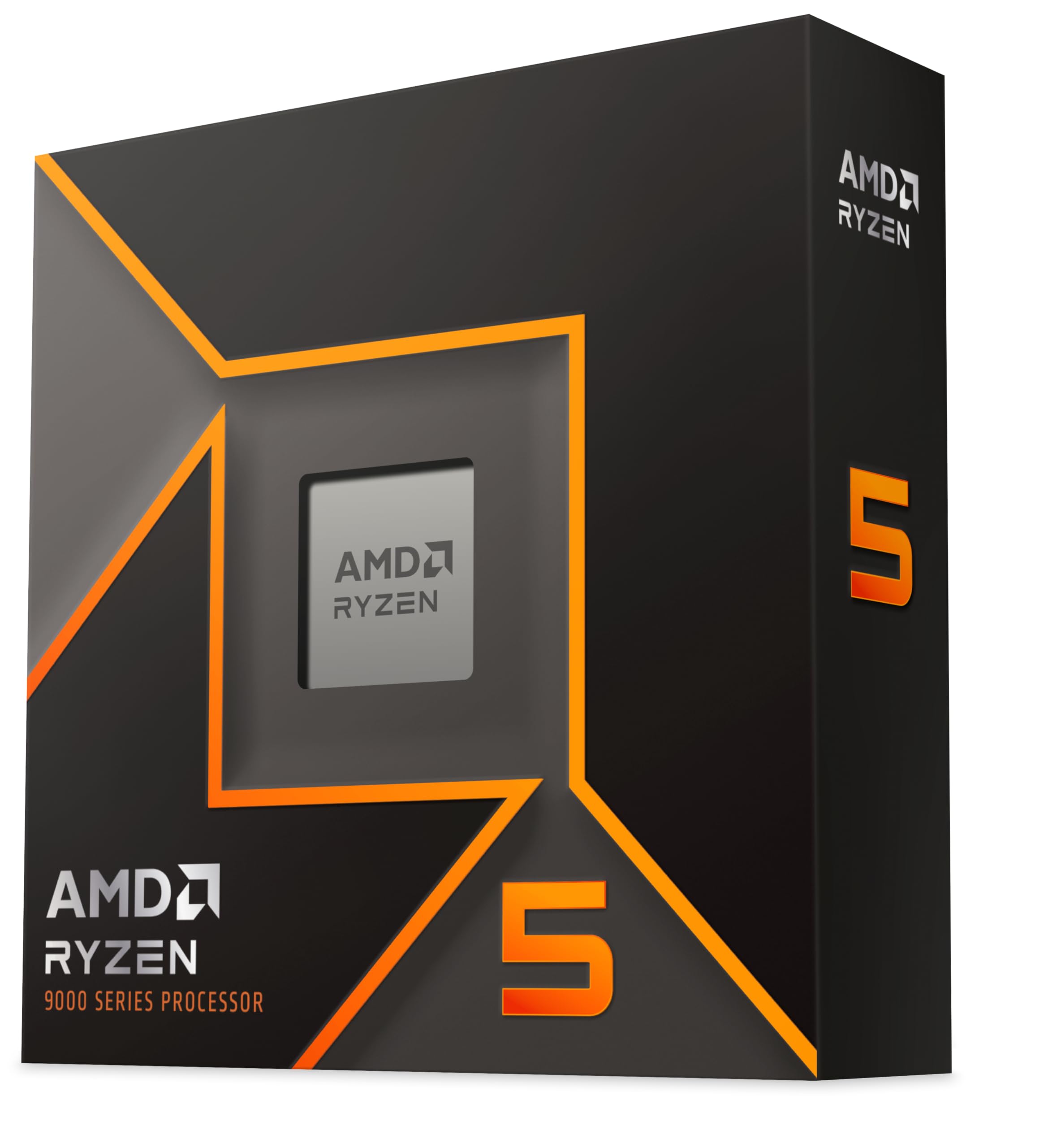 AMD Ryzen 5 9600X Processor (Radeon Graphics Included, 6 Cores/12 Threads, 65W DTP, Socket AM5, Cache 38MB, Up to 5.4 GHz Max Boost Frequency, No Cooler)