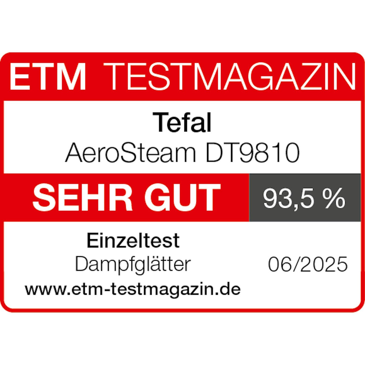 Tefal Aero Steam Garment Steamer – 1400W, Ceramic Soleplate, 20 g/Min. Steam, 3 Modes & Turbo Suction Function, 100 ml Removable Tank, Quick Wrinkle-Free Results, for Clothing & Textiles, Blue/Green - DT9810F0