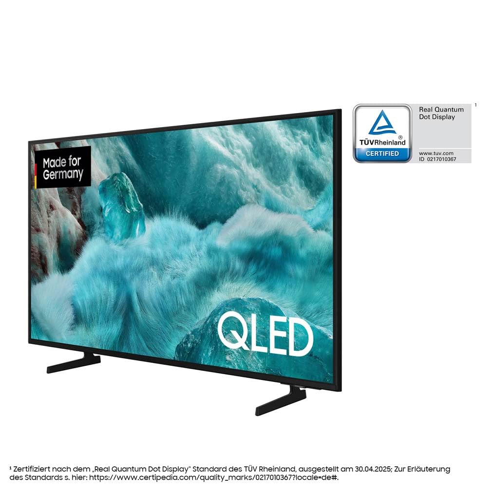 Samsung QLED Q7F2 4K 55 inch (138 cm) UHD TV, Q4 AI Processor, Quantum Dot for Real Colors, 4K Upscaling, Knox Security, Gaming Hub, Free Content, Samsung Vision AI Smart TV - GQ55Q7F2AU