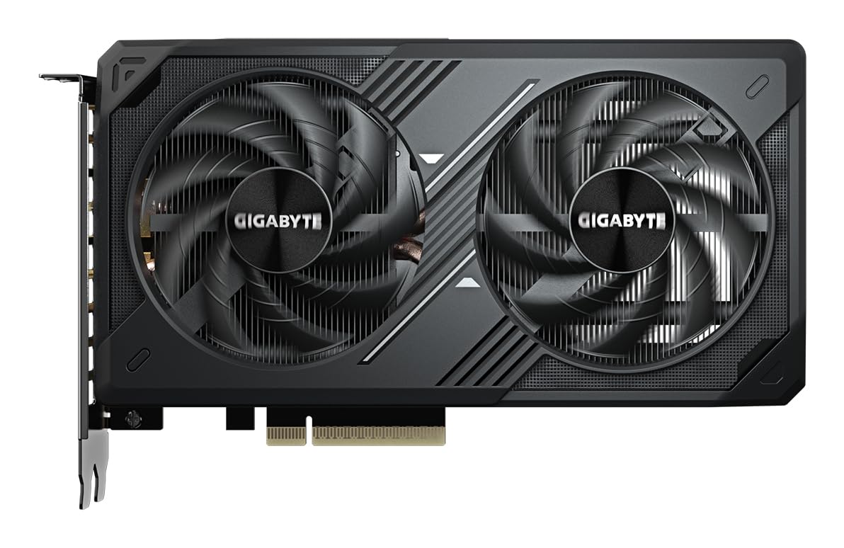 Placă grafică Gigabyte GeForce RTX 5060 WINDFORCE OC 8G - 8 GB GDDR7, 128 biți, PCI-E 5.0, ceas de bază 2512 MHz, 3 x DisplayPort, 1 x HDMI, GV-N5060WF2OC-8GD